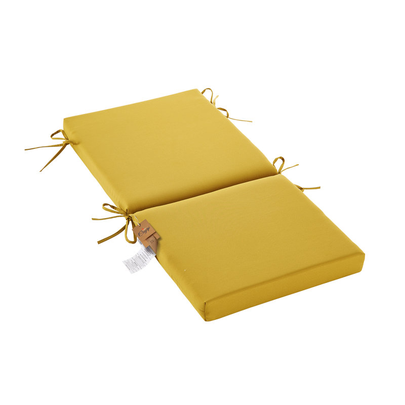 Outdoor 3'' Seat / Back Cushion, Yellow