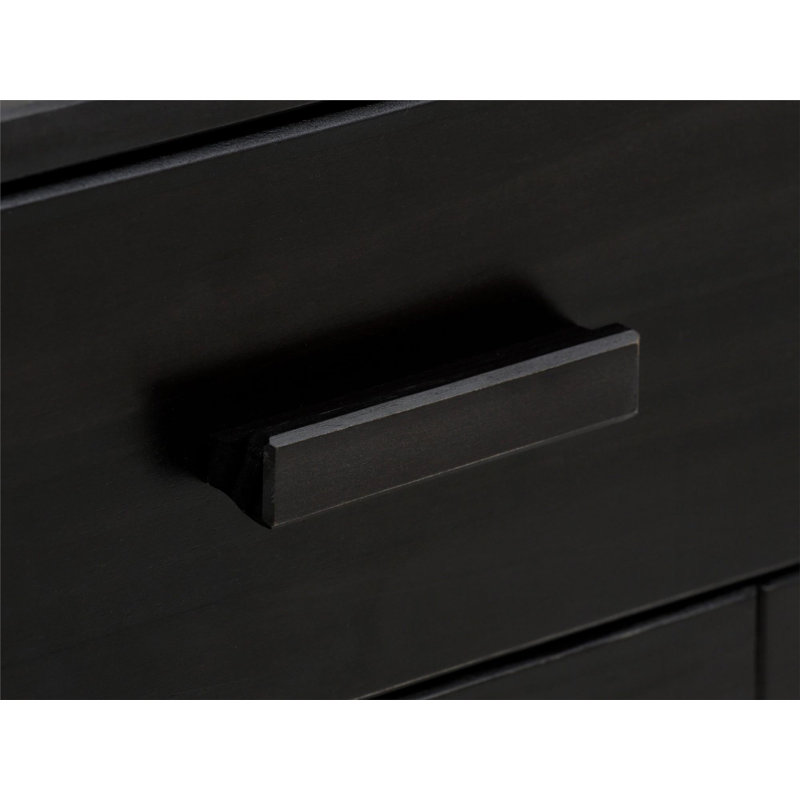 Talo Desk with Closed Storage and Drawer, Espresso