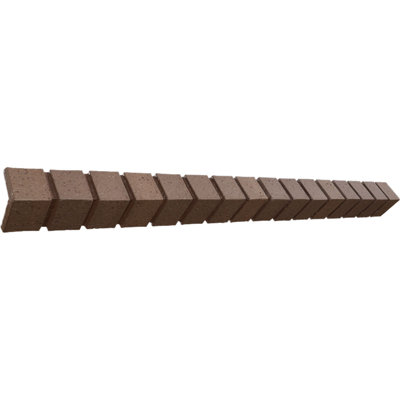 Trim Sill for EverStone Faux Traditional Brick Siding Panels, 43"W x 2 1/2"D x 3"H, Chestnut Color