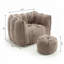 Fauteuil à billes en chenille super confortable avec poignée et accoudoirs, parfait pour la détente et la mobilité-1242332786