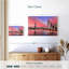 Skyline de paradis des surfeurs roses-494348871