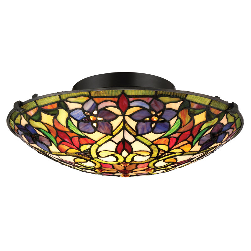 Yerres Glass Flush Mount