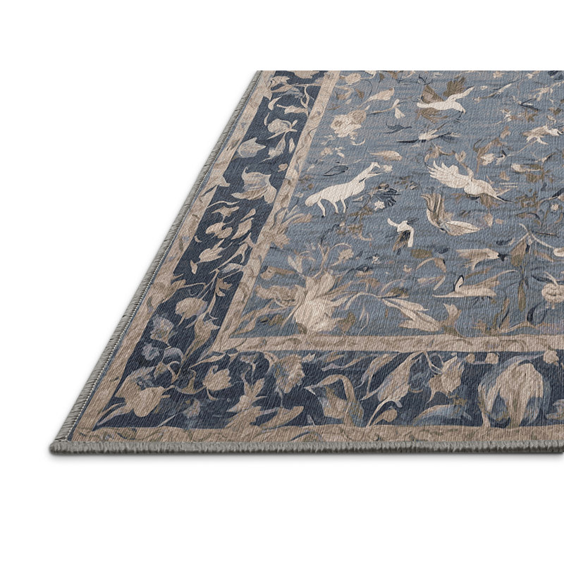 Tapis gris lavable à la machine