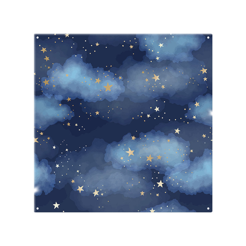 Sky With Foil Constellations Splash Back