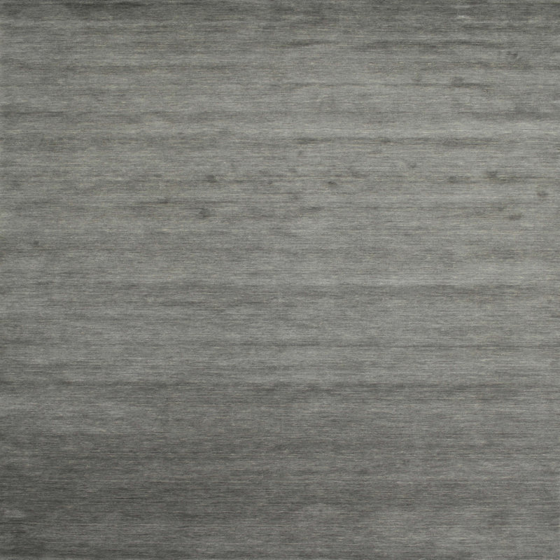 Tapis noir/gris zone contemporaine, Carré 3 pi