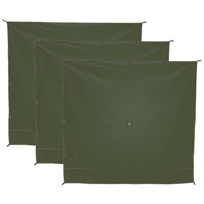 Ardisam, Inc. Beige Fabric Side Wall for Pergola