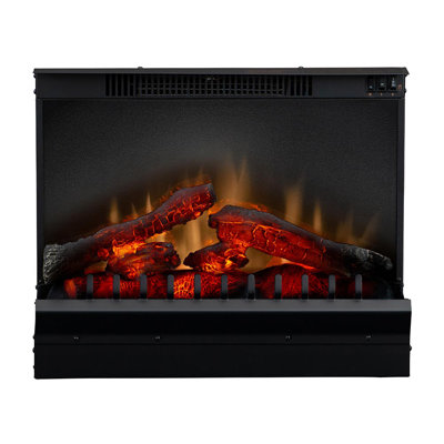 Dimplex 23-in Plug-in Deluxe Electric Fireplace Log Set, Hand Painted Logs, Realistic Flame 400 SQFT