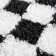 Tapis noir / blanc Atiray