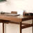 Simple Small-sized Walnut Solid Wood Writing Desk-365382755