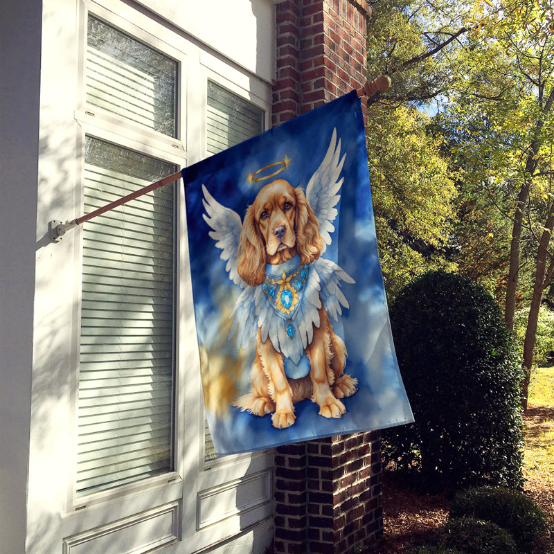 Épagneul cocker, mon drapeau de la maison de l'ange