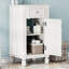 Meuble-lavabo de 18 po de style français avec porte à fermeture douce et tablette réglable-292183846