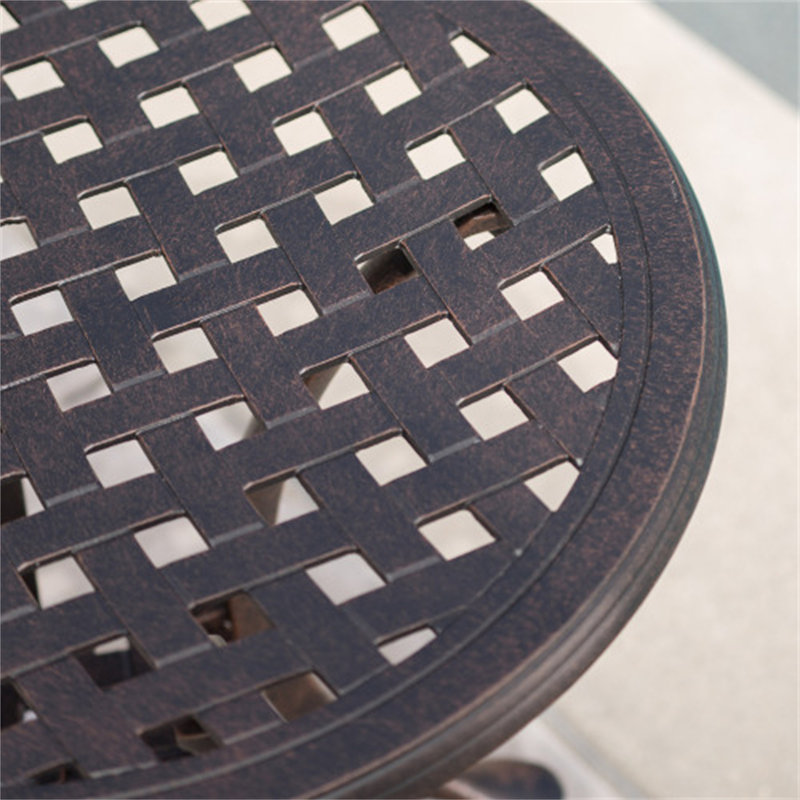 Outdoor 19" Cast Aluminum Side Table_61112.00(Only Including Table)