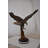 Eagle Flying And Looking Down For Prey Bronze Statue Size: 29" X 17" X 28"H