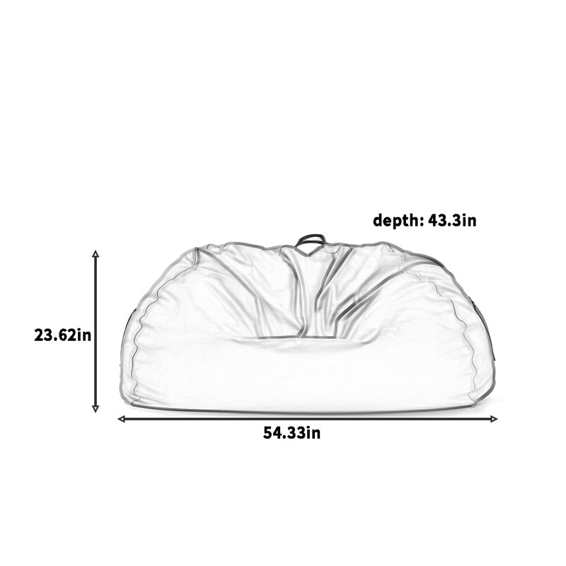 Canapé simple, Cuir véritable noir