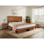Base de lit plateforme en bois massif Bilal avec tête de lit 48,6 po-726222996-692423447