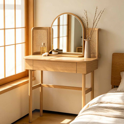 Coiffeuse de style japonais