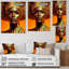 «Allard Exquiste African Woman Design», reproduction d'art sur toile-87370137-87370142