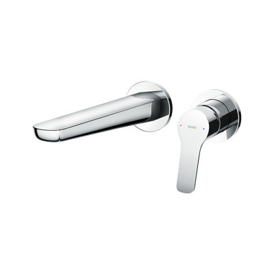 Robinet de salle de bain mural à poignée simple TOTO® GS 1,2 GPM avec technologie COMFORT GLIDE ™, chrome poli