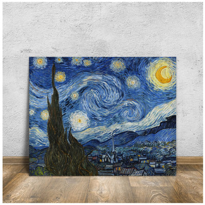 Starry Night by Vincent Van Gogh Canvas Prints Giclee Print Wall Art for Home Decor