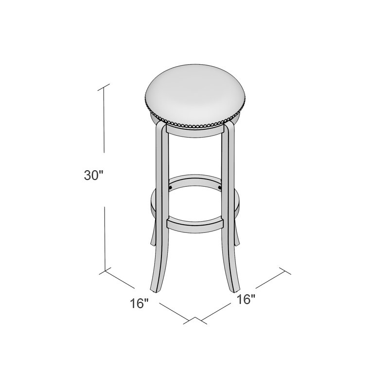 Newport 30" Swivel Bar Stool, Espresso
