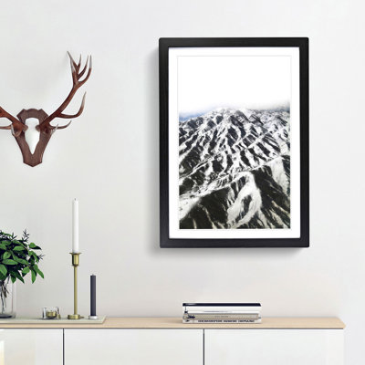 Mountain Range in Afghanistan - Picture Frame Painting Print