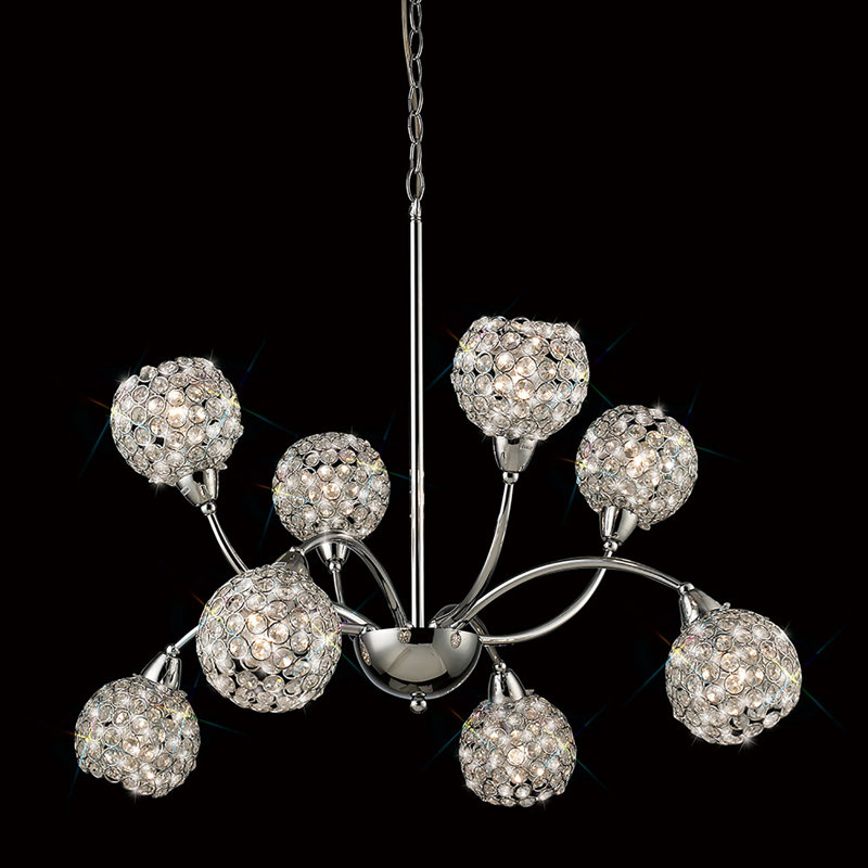 8 - Light Shaded Chandelier