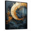 Impression sur toile Golden Twilight Spiral I - Abstract Spirals-95868486-95868493