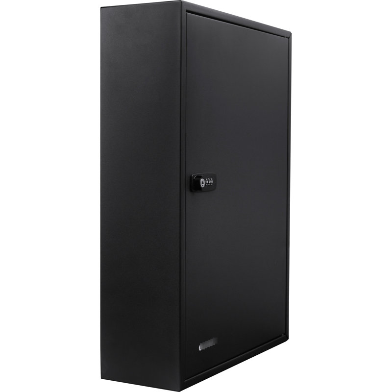 Armoire de rangement réglable 200 - acier gris, serrure de sécurité, fixation murale, étiquettes colorées pour une protection rapide des clés, une recherche facile