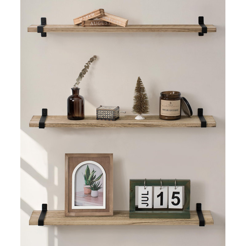 Bertu Wood Floating Shelf