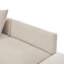 86,6 po Canapé modulaire Canapé modulaire en U Canapé-lit Canapé-lit en L avec repose-pieds mobile et deux ports USB pour le salon, beige-184505689