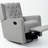 Manual Motion Swivel Glider Recliner With Plush Back And Seat, Perfect For Relaxation And Comfort-583769149
