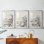 LANDSCAPES Series LII - Impression encadrée sur mesure de qualité supérieure - 3 pièces-1986034153