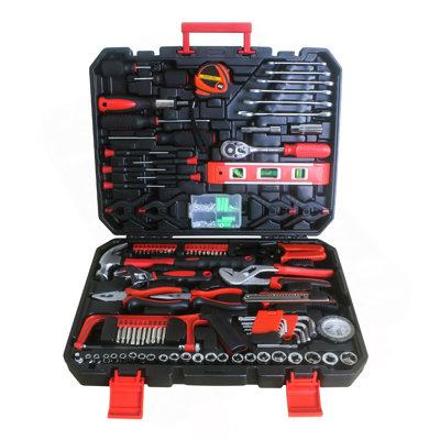 Black Hand Tool Box With  Toolset 238Pcs