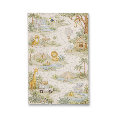 Tapis tissé à la crème Mosso
