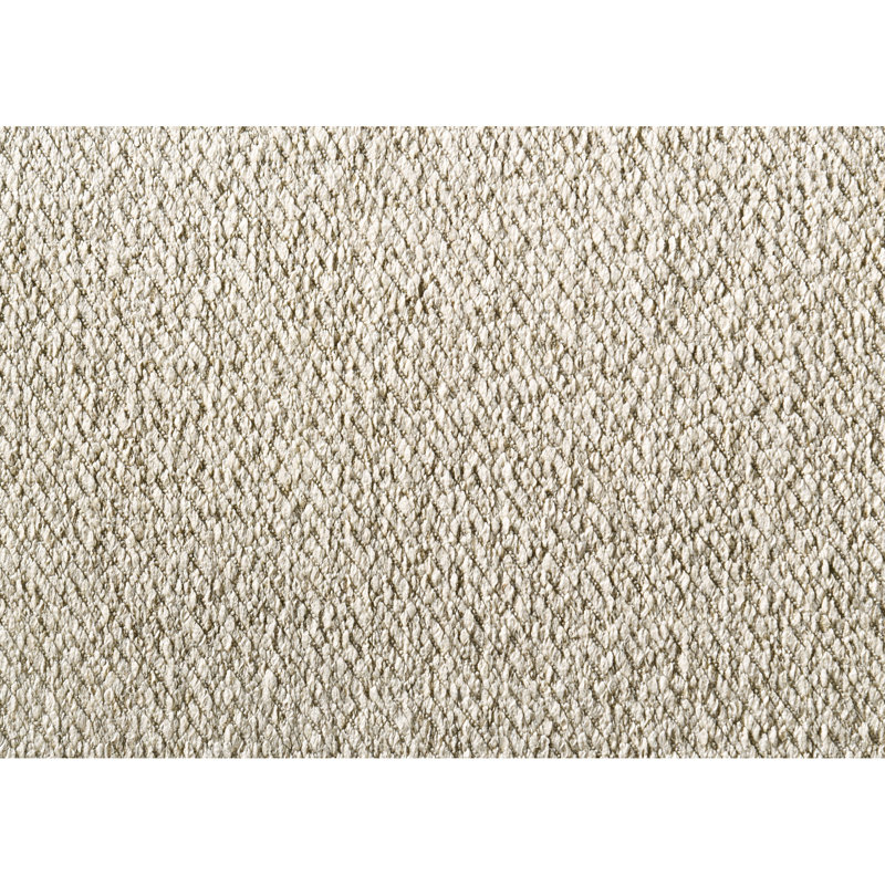 Chaises de salle à manger en tissu beige (2) avec finition noire et 2 côtés rembourrés confortables