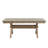 Raven Wood Trestle Extendable Dining Table with Leaf