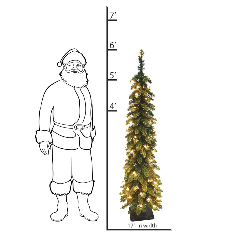 Sapin de Noël artificiel vert, 6'