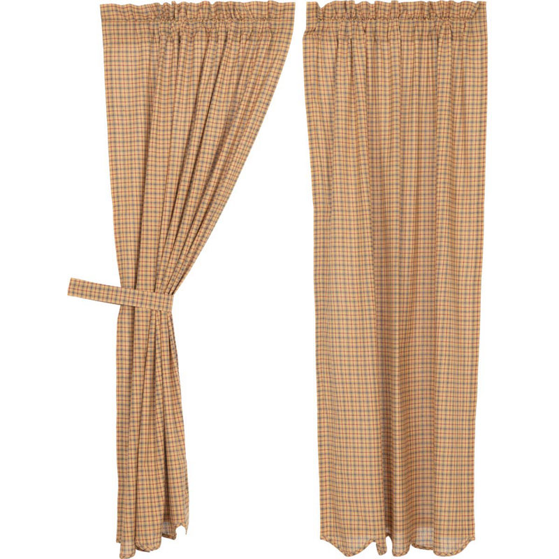 Femke 100% Cotton Room Darkening Curtain Pair