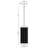 Brama LED Outdoor Pendant Light, Black