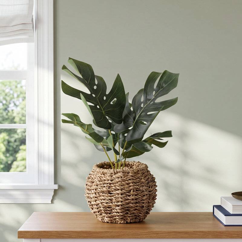 Julieta 12.25 " H Faux Philodendron Plant