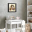 «Onecre King Charles Spaniel», impression encadrée sur papier