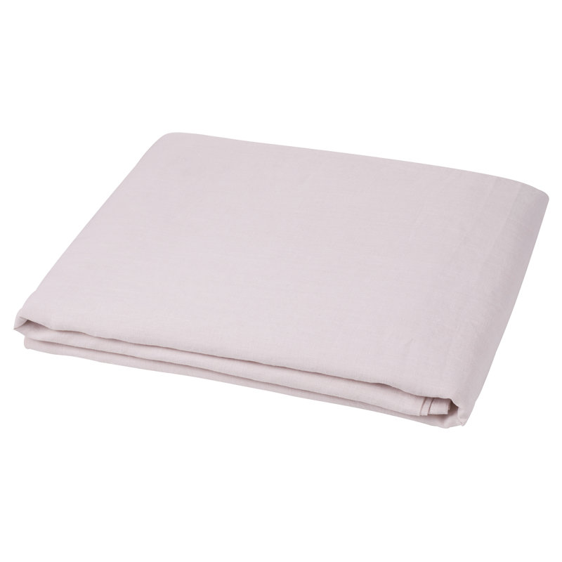 Peachland 100% Linen Flat Sheet, King, Pink