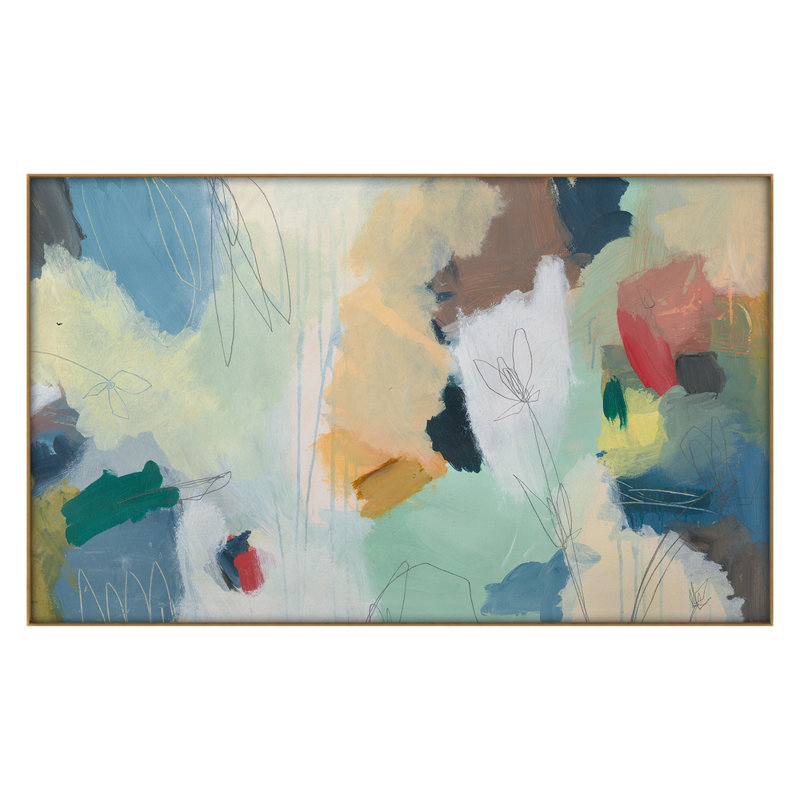 Medley 3 Print by Goderwis, Kyle, 43" H x 71" W, Gold Framed