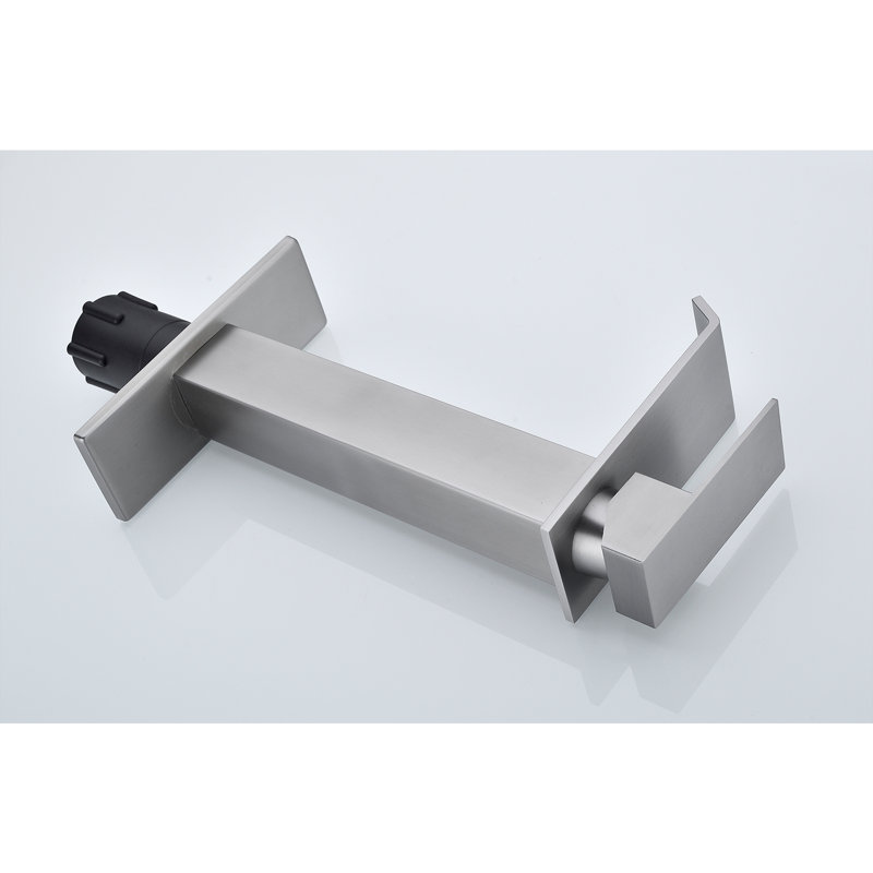 Robinet de lavabo pour salle de bain à poignée simple | Idée de cadeau, Nickel brossé
