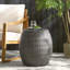 Table d'appoint d'extérieur en osier pour terrasse 14,00 "-1137305815