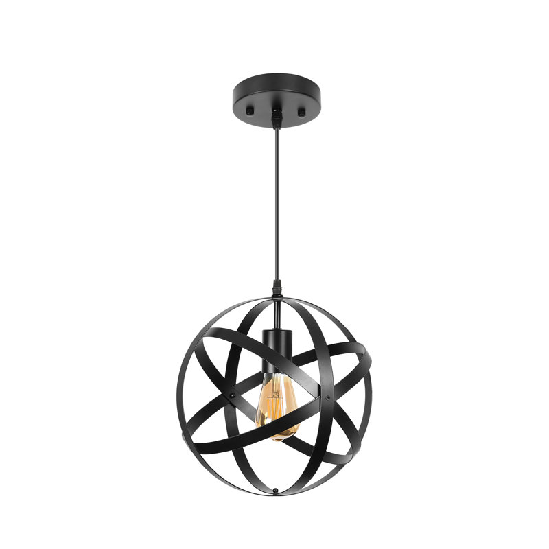 1 - Light Black Lantern Pendant