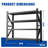 5000 lbs. Capacity 4-Shelf Heavy Duty Metal Garage Shelving Unit, Adjustable Steel Storage Rack, Black-129020989