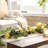 Valery Madelyn Summer Lemon Garland for Mantle with Lights, 6FT Spring Fake Fruit Eucalyptus Garland for Stairs, Artificial Thick Faux Greenery Vine for Farmhouse Home Kitchen Table Centerpiece-1401053887
