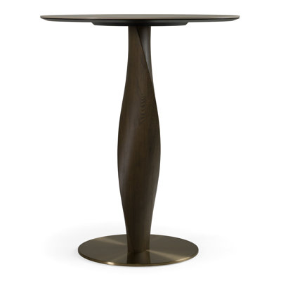 Calvary - Mid-century Modern Ceramic + Grey Ash Bar Table