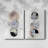 Inner Circles I-Premium Gallery Wrapped Canvas -Ready to Hang
